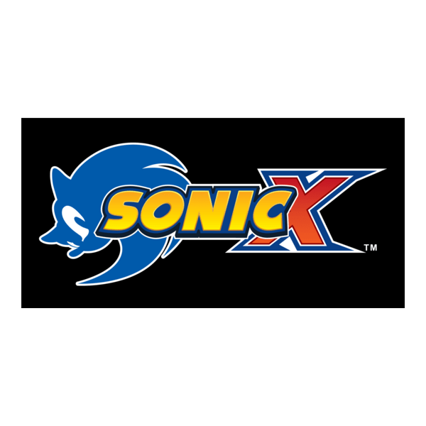 Sonic X Anime Logo PNG Vector