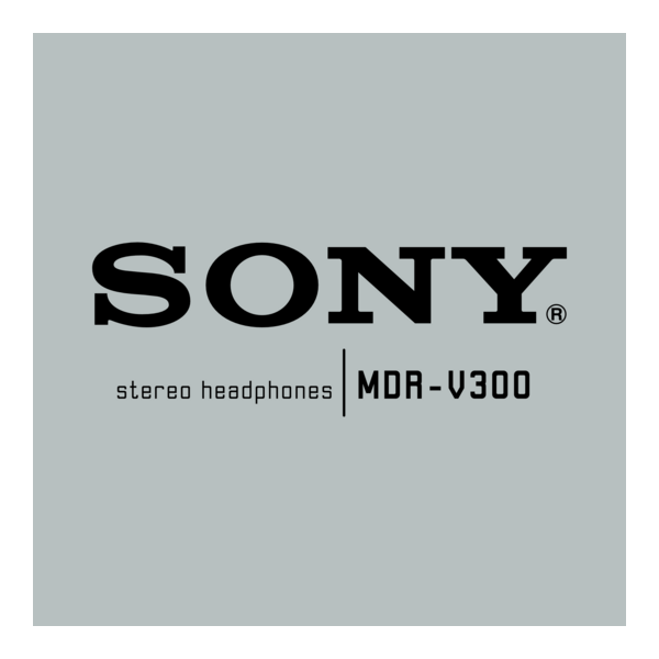 SONY MDR-V300 Logo PNG Vector