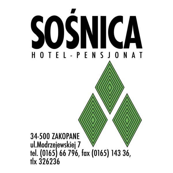 Sosnica Hotel Logo PNG Vector