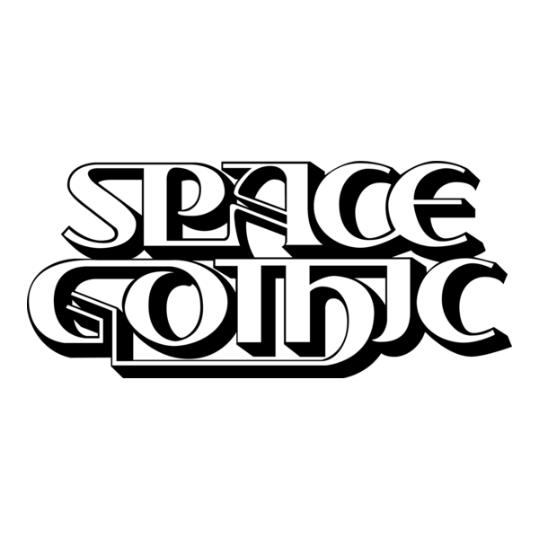 Space Gothic Logo PNG Vector