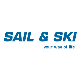 Sail & Ski Logo PNG Vector