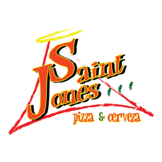 Saint Jones Pizza & Cerveza Logo PNG Vector