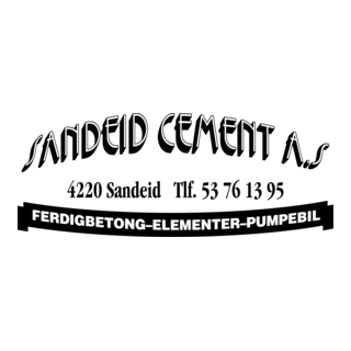 Sandeid Cement AS Logo PNG Vector