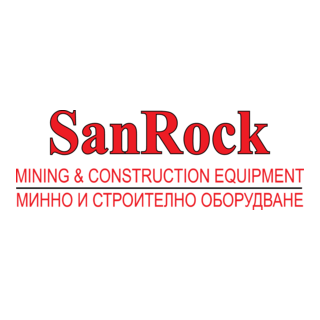SanRock Mining Construction Equipment Logo PNG Vector
