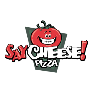Say Cheese Pizza Logo PNG Vector