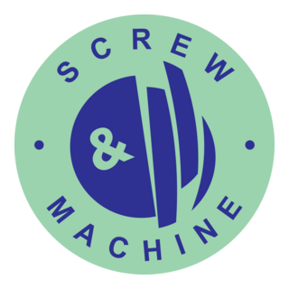 Screw e Machine Logo PNG Vector