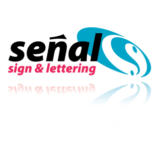 Senal Sign and Lettering Logo PNG Vector