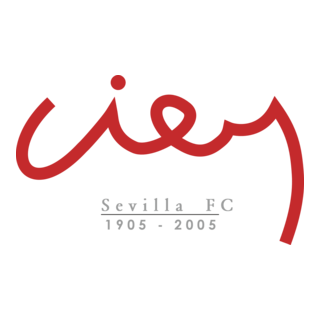 Sevilla FC - Centenario - Fondo Blanco Logo PNG Vector