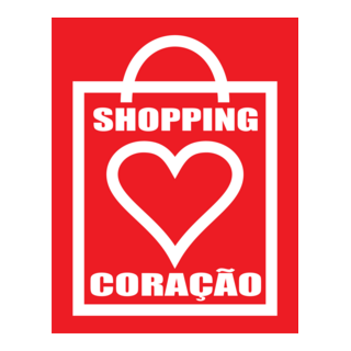 Shopping Coracao Logo PNG Vector