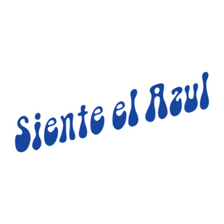 Siente el azul Logo PNG Vector