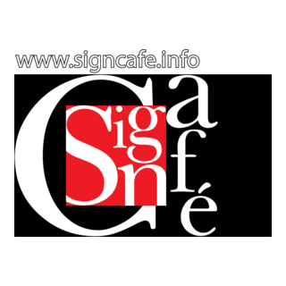 Sign Cafe magazine Bulgaria Logo PNG Vector