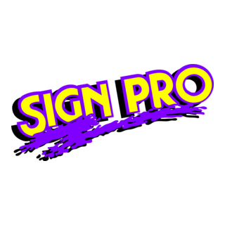 Sign Pro Logo PNG Vector