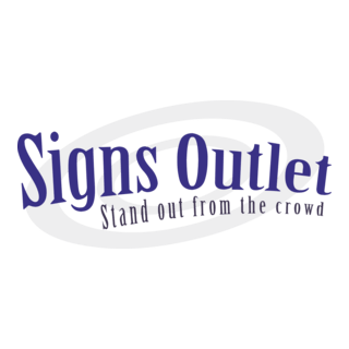 Signs outlet Logo PNG Vector