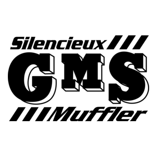 Silencieux GMS Muffler Logo PNG Vector