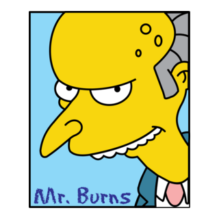 Simpsons - Mr. Burns Logo PNG Vector