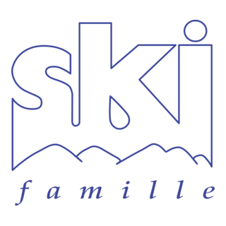 Ski Famille Logo PNG Vector