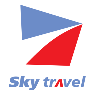 Sky Travel Logo PNG Vector