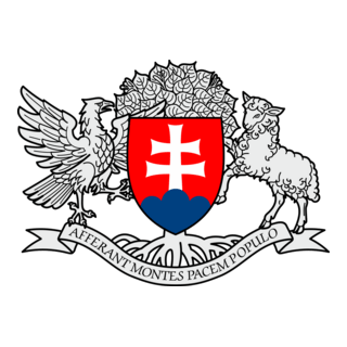 Slovak Republic - Coat of Arms (Extended Version) Logo PNG Vector