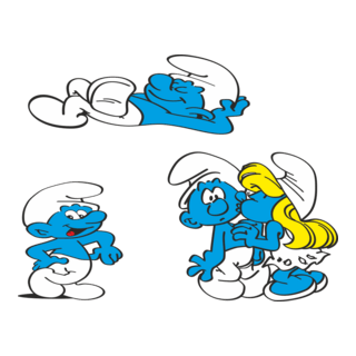 smurfs Logo PNG Vector