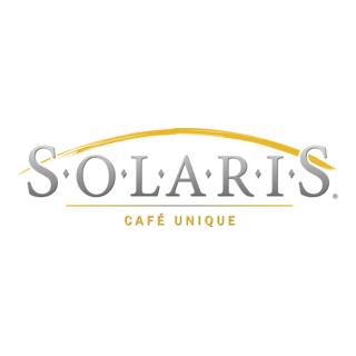 SOLARIS Cafe Unique Logo PNG Vector