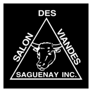 Salon des Viandes Saguenay Logo PNG Vector