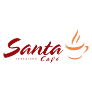 Santa Cafe Logo PNG Vector