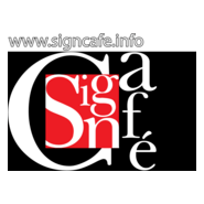 Sign Cafe magazine Bulgaria Logo PNG Vector