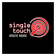 Single Touch Interactive Worlwide Logo PNG Vector