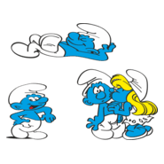 smurfs Logo PNG Vector