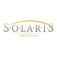 SOLARIS Cafe Unique Logo PNG Vector
