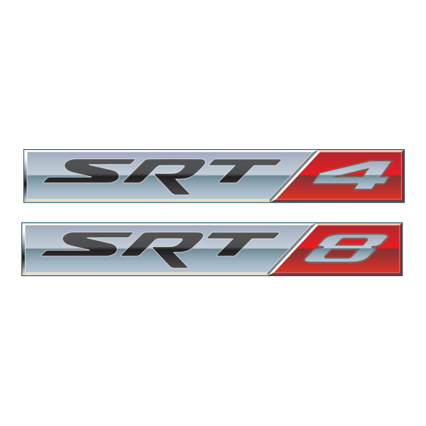 SRT4 and SRT8 Logo PNG Vector