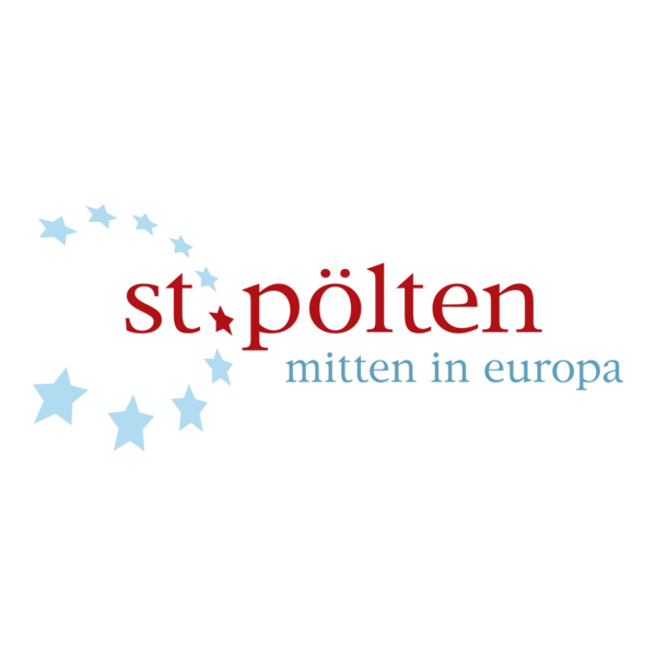 St. Pцlten Mitten in Europa Niederцsterreich Logo PNG Vector
