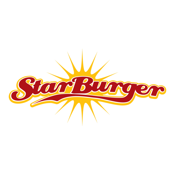 Star Burger Logo PNG Vector