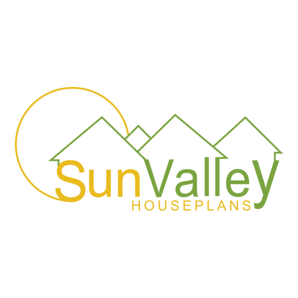 Sun Valley House Plans Logo PNG Vector