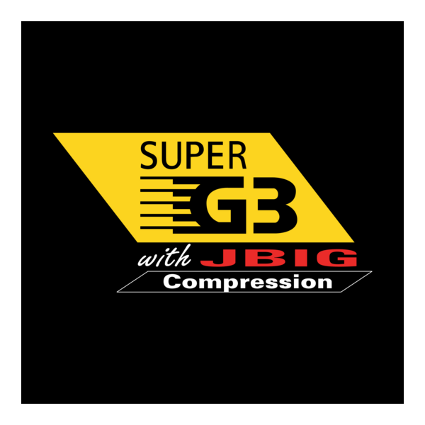 Super G3 with JBIG Compression Logo PNG Vector