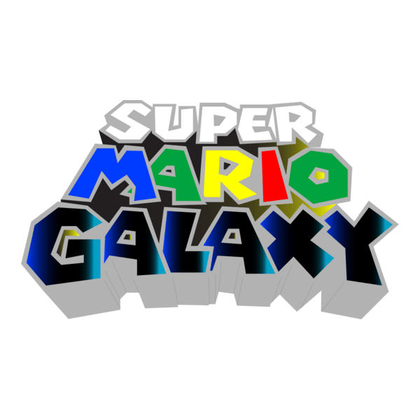 Super Mario Galaxy Logo PNG Vector