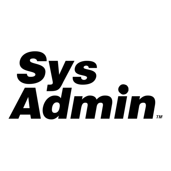 Sys Admin Logo PNG Vector