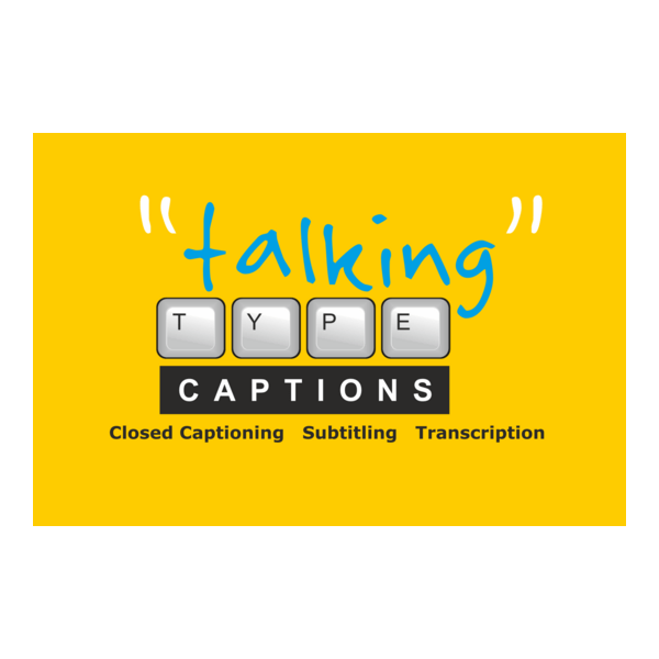 Talking Type Captions Logo PNG Vector
