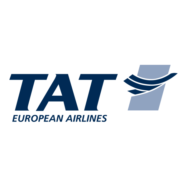 TAT European Airlines Logo PNG Vector