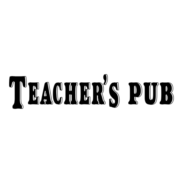 Teacher's Pub Logo PNG Vector