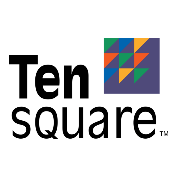 Ten Square Logo PNG Vector