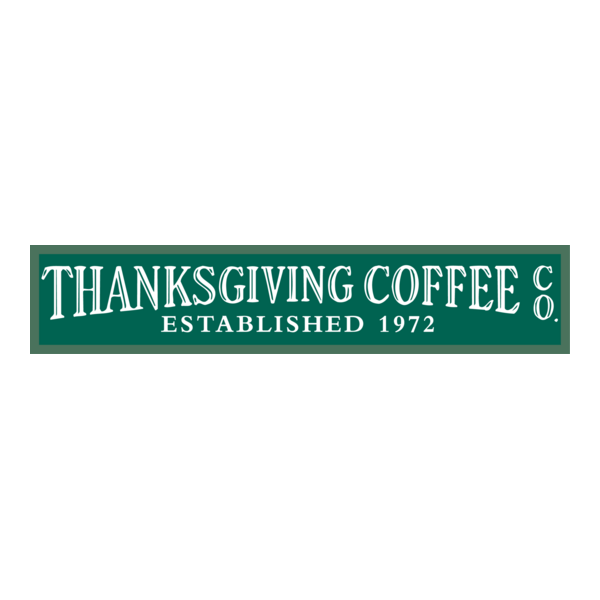 Thanksgiving Coffee Logo PNG Vector