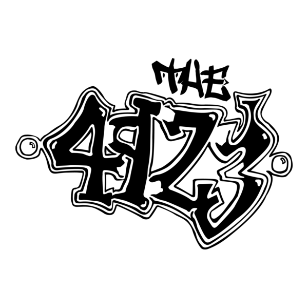 The 4923 graffiti Logo PNG Vector