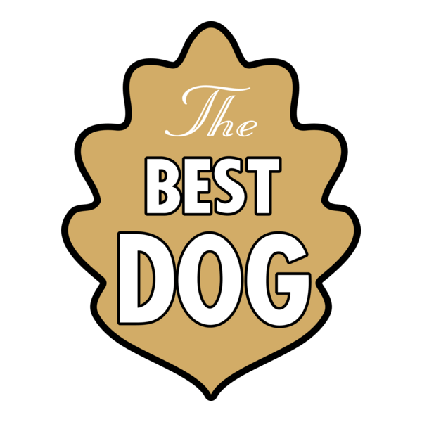 The Best Dog Logo PNG Vector