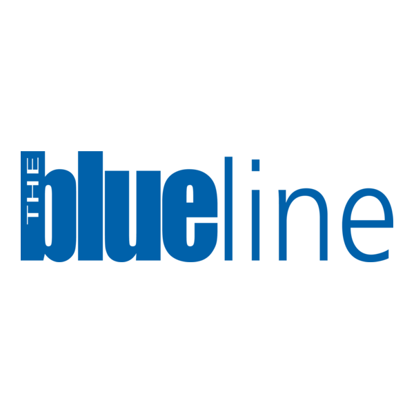 The Blue Line Logo PNG Vector