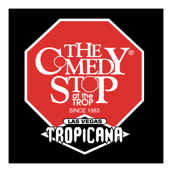 The Comedy Stop at the Trop Logo PNG Vector