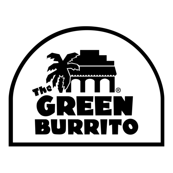 The Green Burrito Logo PNG Vector