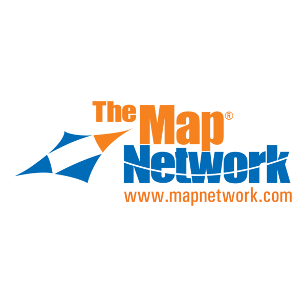 The Map Network Logo PNG Vector