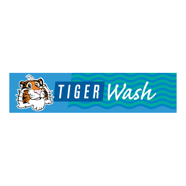 Tiger Wash Logo PNG Vector