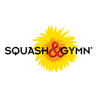 Squash & Gymn Logo PNG Vector